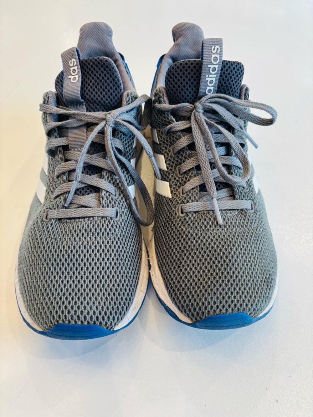 Adidas Questar Ride Running Shoes Men’s size 8 in gray & white - Picture 3 of 9